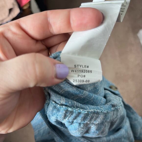 prAna Women's Blue Wayferer Sleeveless Cotton Hemp Blend Breathable Jumpsuit XL - Picture 9 of 11